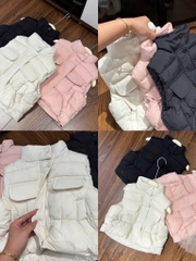 ÁO PHAO TÚI NẮP BÉ