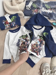 BỘ DÀI COTTON ÁO KHOÁC CHÂN CUA SIÊU NHÂN BÉ TRAI