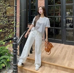 QUẦN JEAN NỮ SUÔNG TRẮNG SẴN