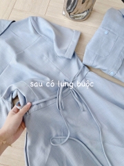 VÁY LI DÁNG DÀI TÚI NGỰC TAY LV NỮ SẴN