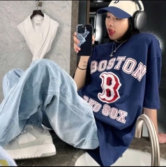 ÁO BOSTON THAN NEW 2025 CỘC TAY NỮ SẴN (SALE 55k)