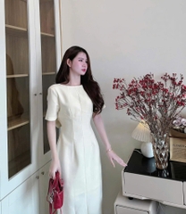 VÁY NƠ ĐÍNH HOA DÁNG DÀI 2 LỚP NỮ