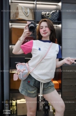 ÁO PHÔNG THÊU TAY PHỐI MÀU XINH NỮ SẴN