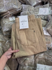 QUẦN JEAN NÂU NỮ ỐNG SUÔNG