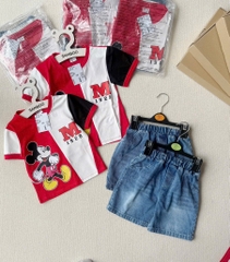 SET CỘC MICKEY QUẦN JEAN ĐÙI BÉ TRAI SẴN (xả 75k)