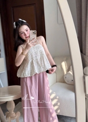 SET BỘ HOA NHÍ 2S QUẦN SUÔNG NỮ
