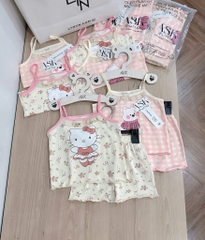 SET 2 BỘ HOA NHÍ VIỀN REN BÉ GÁI