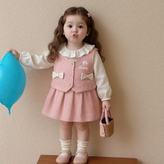 SET VÁY DẠ BARBIE TIỂU THƯ BÉ GÁI THU ĐÔNG