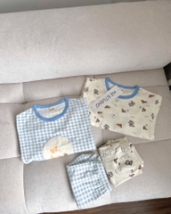 SET 2 BỘ DÀI GẤU XANH BÉ TRAI