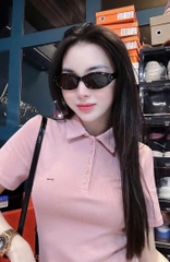 VÁY POLO UMI HỒNG PASTEL NỮ SẴN( xả 105k )