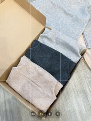 COMBO 3 ÁO DÀI GIỮ NHIỆT ĐEN BE GHI BÉ TRAI