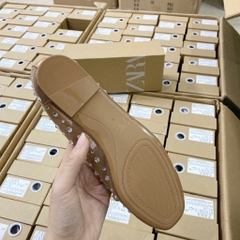 GIÀY DÉP - GIÀY BÚP BÊ ĐÍNH ĐÁ NÂU HÀNG CC (XẢ 120k)