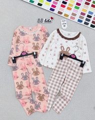 SET 2 BỘ DÀI THỎ HOA NHÍ TONE HÀN QUỐC BÉ GÁI