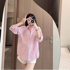 ÁO SMI KẺ XANH - HỒNG HOTTTT NỮ