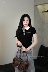 ÁO LEN DỆT XUẤT DƯ ĐEN TRẮNG NỮ