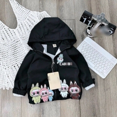 ÁO KHOÁC GIÓ LABUBU DÀI TAY CHO BÉ - SALE 59k- SẴN