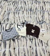 SET 2 BỘ DÀI XÁM KEM - NÂU BE BÉ GÁI