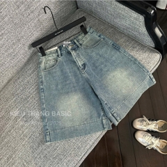 QUẦN NGỐ BÒ NỮ XANH TRƠN GẤU TO