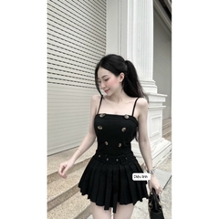 VÁY 2S NỮ TK CÚC TRƯỚC KÈM ĐAI SẴN