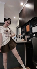 SET BỘ ĐÙI HOA QUẦN NÂU NỮ