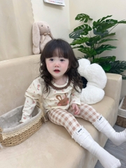 SET 2 BỘ DÀI THỎ HOA NHÍ TONE HÀN QUỐC BÉ GÁI