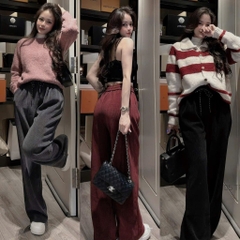QUẦN NỈ NHUNG 3 MÀU NỮ THU ĐÔNG