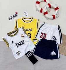 SET HAI BỘ BÓNG ĐÁ TONE TRẮNG VÀNG BÉ TRAI