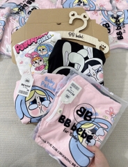 SÉT 4 ÁO CỘC TAY COTTON XƯỢC BB3 BÉ GÁI SẴN