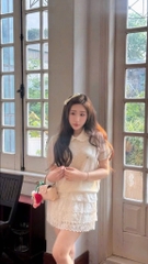 ÁO LEN CỘC CỔ SEN HOT 4 MÀU NỮ SẴN