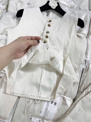 SET ĐŨI BA LỖ KÈM CHÂN VÁY DÀI NỮ