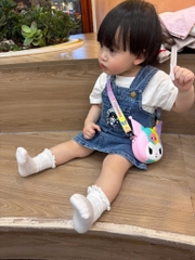 SET YẾM BÒ KURUMI BÉ GÁI (KÈM TÚI) SẴN (xả 79k)