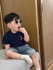 ÁO PHÔNG CỘC ACME XANH THAN MẸ CON