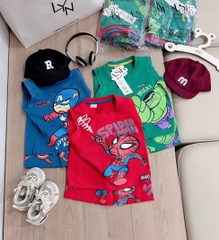 SET 3 BỘ NHỆN - CAPTION - HULK BÉ TRAI SẴN