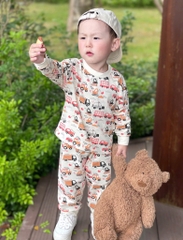SET 2 BỘ DÀI OTO NHÍ MÀU ĐỎ KẺ GHI BÉ TRAI SẴN