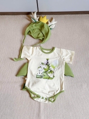 SET KHỦNG LONG XANH KÈM MŨ BÉ TRAI