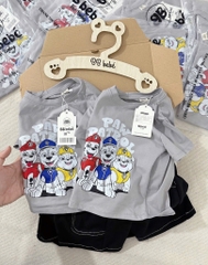 SET BỘ CHÚ CHÓ CỨU HỘ XÁM BÉ TRAI (SALE 59k)