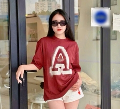 ÁO PHÔNG ĐỎ CHỮ A NỮ SẴN