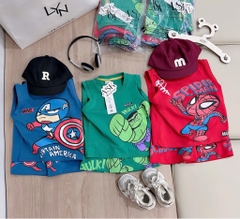 SET 3 BỘ NHỆN - CAPTION - HULK BÉ TRAI SẴN