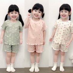 SET 3 BỘ HOA NHÍ HỒNG XANH TRẮNG BÉ GÁI(XẢ 139k)