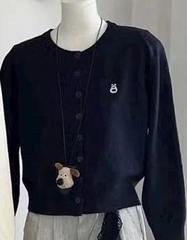 ÁO LEN CADIGAN KÈM GẤU QC NỮ