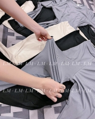 SET THUN DÀI TAY ÁO XẺ TÀ 3 MÀU - xả 69k