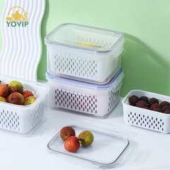 ĐỒ GIA DỤNG - SET 2 HỘP NHỰA ĐỰNG TỦ MÁT