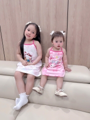 SET VÁY 2 DÂY KITTY MELODY BÉ GÁI