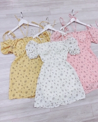 VÁY HOA NHÍ CÚP NGỰC DÂY CỔ xả 50k