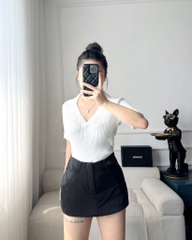 ÁO LEN TĂM POLO CỔ V Z.RAA NỮ THU ĐÔNG (XẢ 79k)