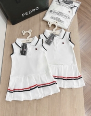 VÁY POLO TOMMY TRẮNG BÉ GÁI