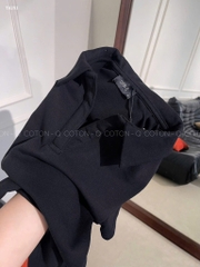 ÁO POLO ĐEN BASIC CỘC NỮ