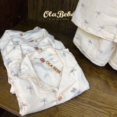 BỘ PIZAMA HOẠ TIẾT CÂY DỪA HÀN XẺNG BÉ TRAI