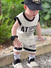 SET 2 BỘ COTTON TÀU SPORT BÉ TRAI SẴN (XẢ 75k)
