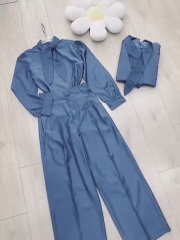 SET BÒ NỮ CỔ CAO NƠ VẠT QUẦN SUÔNG THU ĐÔNG SẴN (SALE 135k)